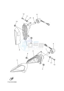 YFM700R YFM70RSBJ RAPTOR 700 (2LSE) drawing HEADLIGHT