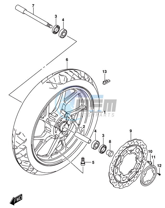 FRONT WHEEL