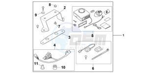 CBR600FC drawing AVERTO ALARM KIT