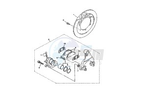 FJR 1300 drawing REAR BRAKE CALIPER