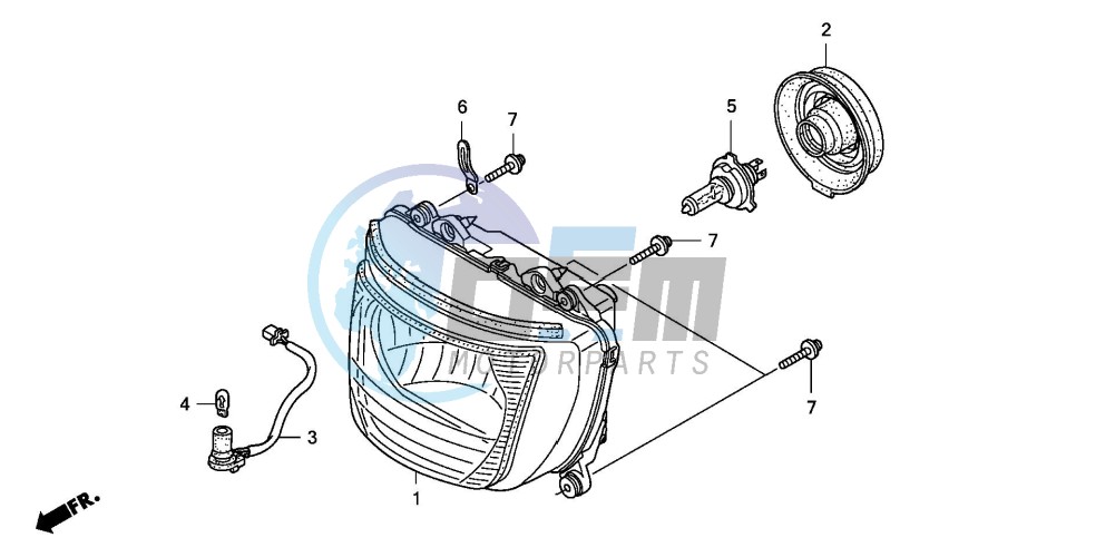 HEADLIGHT (CB1300S/SA)