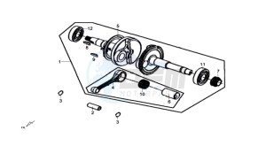 SYMPHONY ST 50 drawing CRANKSHAFT