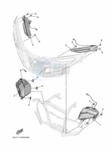 YXF1000EWS YX10FPSM (B4J2) drawing HEADLIGHT