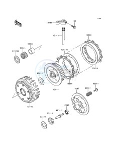 ZR 550 B [ZEPHYR] (B1-B4) [ZEPHYR] drawing CLUTCH