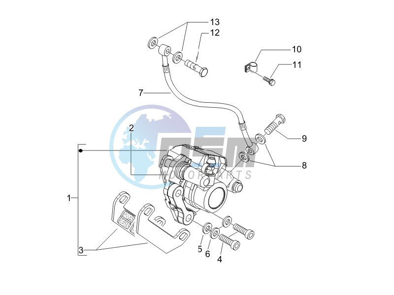 Brakes pipes - Calipers