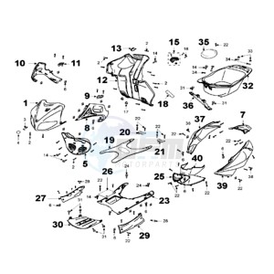 SUM 125 drawing COWLING