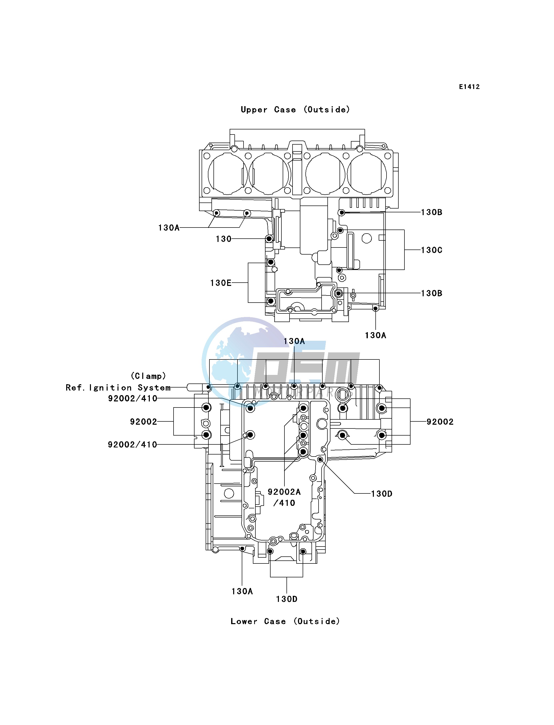 CRANKCASE BOLT PATTERN