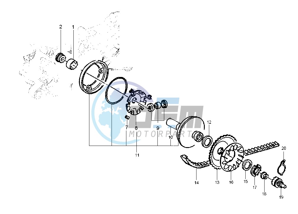 Driving pulley