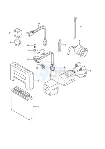 DF 115 drawing PTT Switch/Engine Control Unit