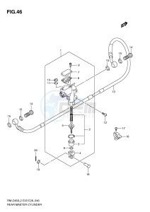 RM-Z450 (E3) drawing REAR MASTER CYLINDER