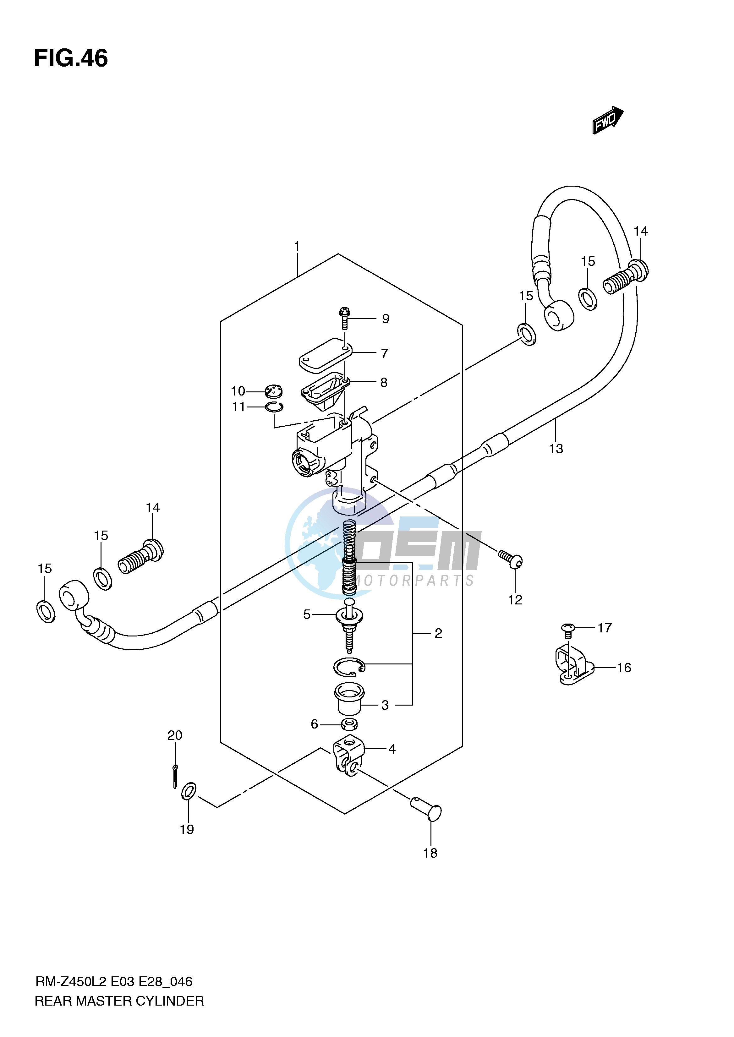 REAR MASTER CYLINDER