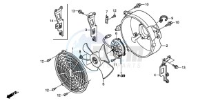 TRX500FPE drawing COOLING FAN