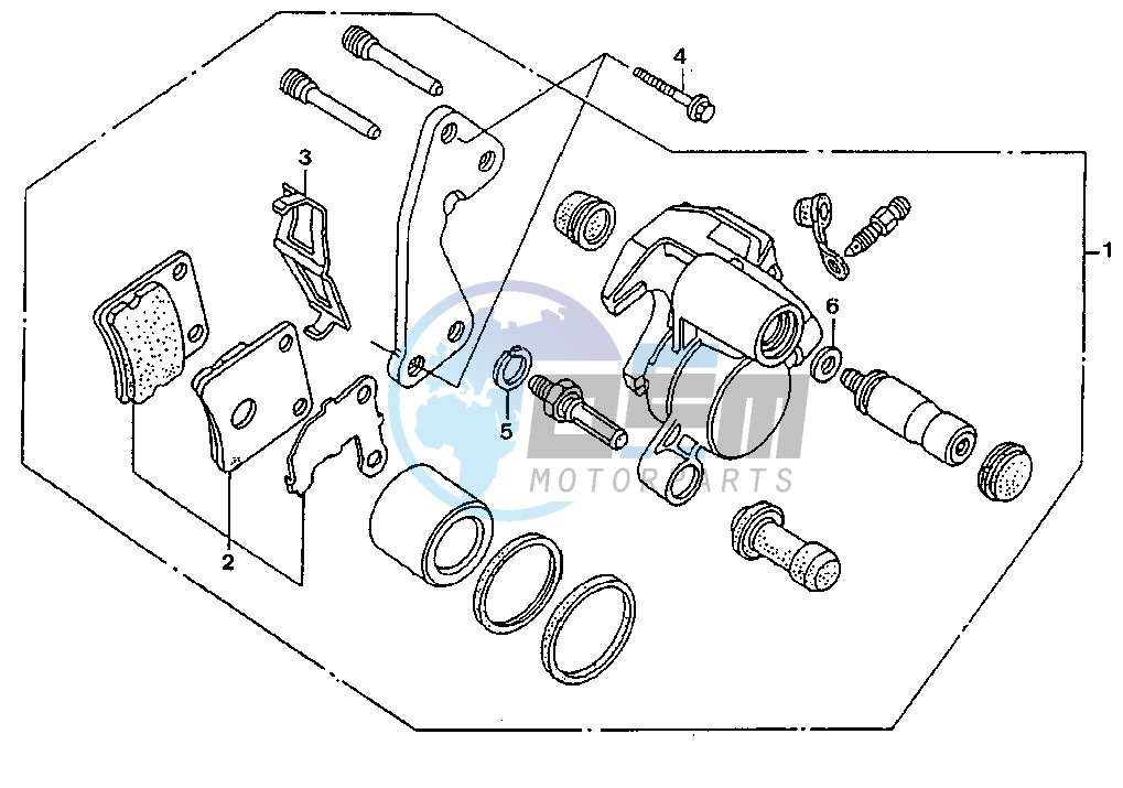 FRONT BRAKE CALIPER