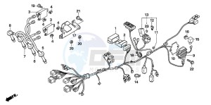 CBF600SA drawing WIRE HARNESS (CBF600N6/NA6)