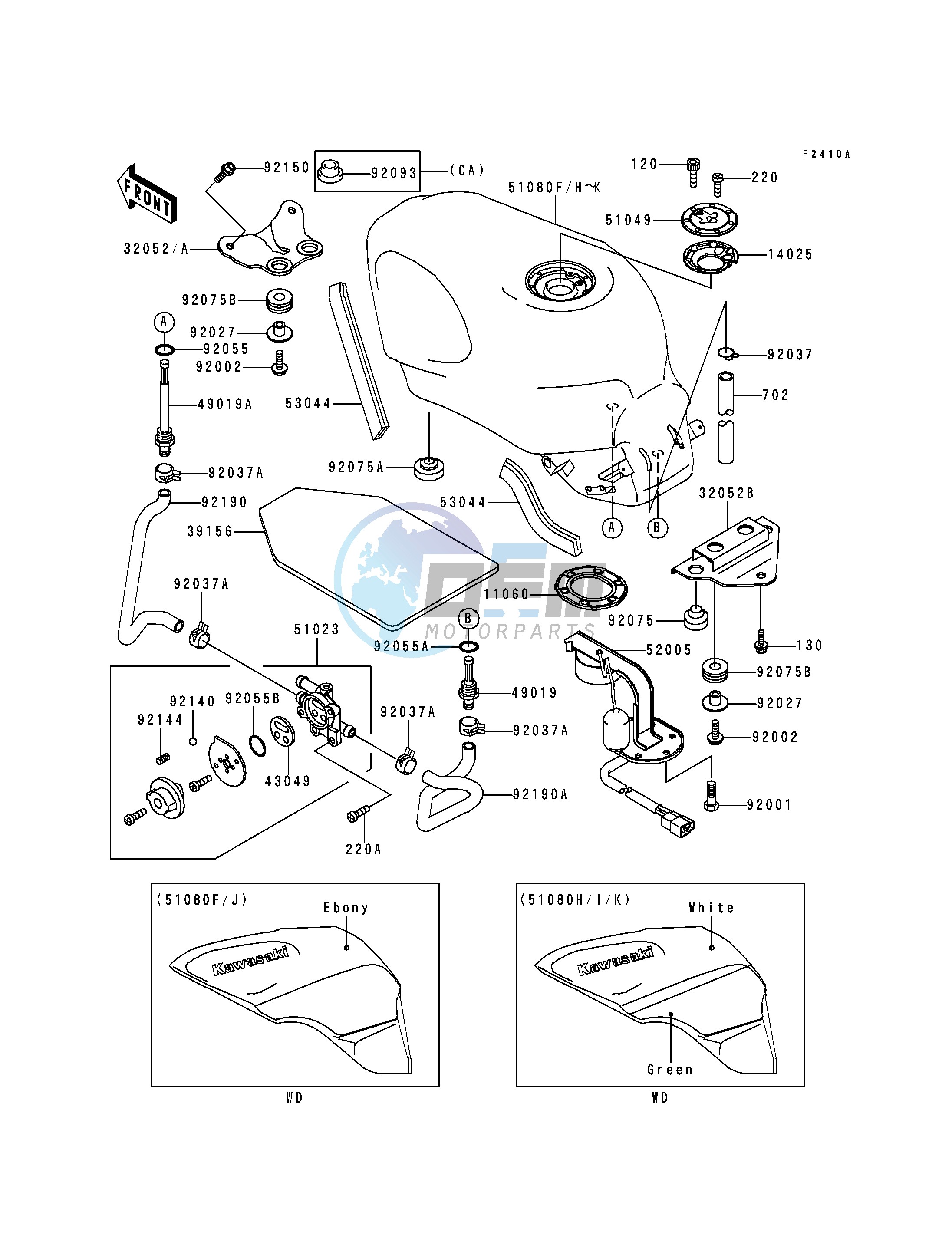 FUEL TANK -- ZX600-E2- -