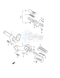 VZ800 (E3-E28) MARAUDER drawing FOOTREST