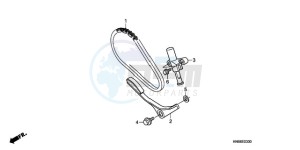 TRX250XA Europe Direct - (ED) drawing CAM CHAIN