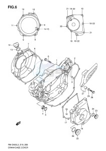 RM-Z450 EU drawing CRANKCASE COVER