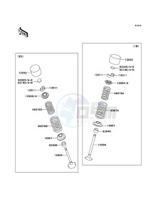 JET SKI ULTRA LX JT1500C8F EU drawing Valve(s)