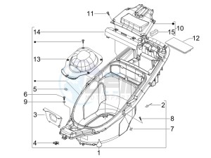 Runner 50 SP SC drawing Helmet box - Undersaddle