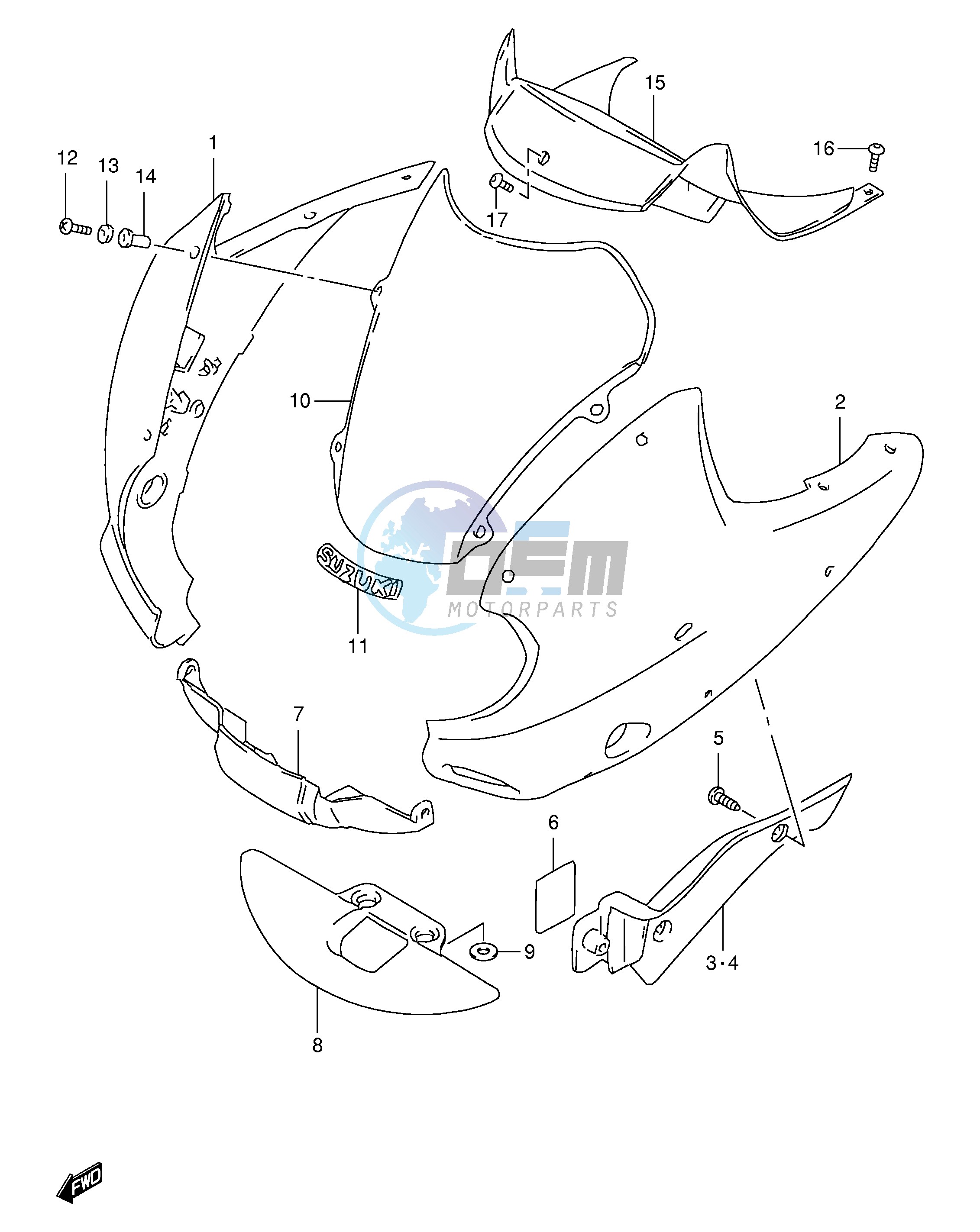 COWLING (MODEL W)