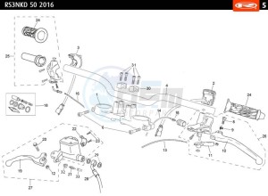 RS3-50-NAKED-ORANGE drawing HANDLEBARS