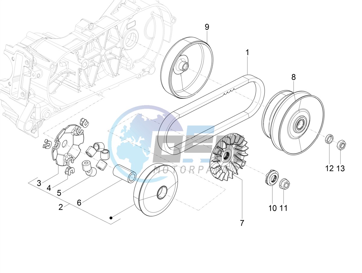 Driving pulley