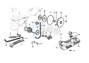 X9 200 drawing Oil pump