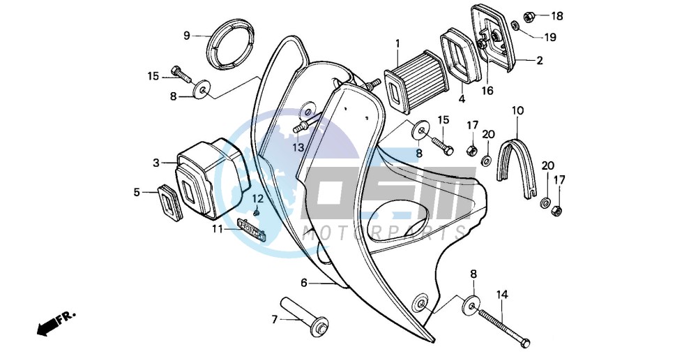 FRONT COVER/AIR CLEANER