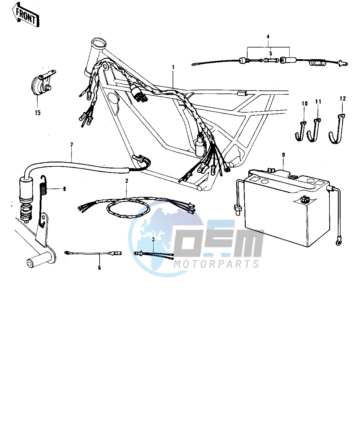 CHASSIS ELECTRICAL EQUIPMENT -- 74-75 F9-B_F9-C 350- -