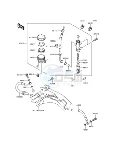 ER-6F EX650EDS XX (EU ME A(FRICA) drawing Rear Master Cylinder