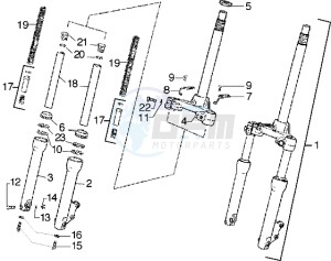 Diesis 100 drawing Front Fork