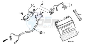 CBR600RA9 Europe Direct - (ED / ABS) drawing BATTERY