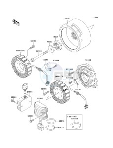 VN 1500 E [VULCAN 1500 CLASSIC] (E2-E6) [VULCAN 1500 CLASSIC] drawing GENERATOR