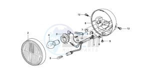 SGX50S drawing HEADLIGHT