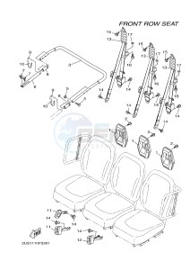 YXC700E YXC700PF VIKING VI (2US3) drawing SEAT 2