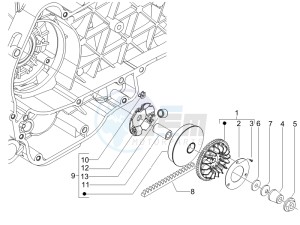 Liberty 125 4t ptt (I) Italy drawing Driving pulley