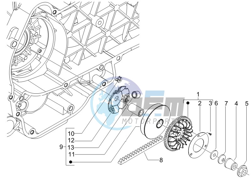 Driving pulley