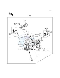 NINJA_300_ABS EX300BDF XX (EU ME A(FRICA) drawing Throttle