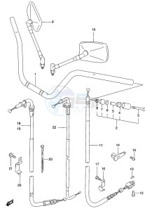 GZ250 (K2) drawing HANDLEBAR