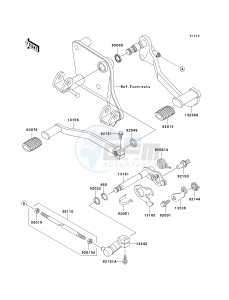 VN 800 E [VULCAN 800 DRIFTER] (E6F) E6F drawing GEAR CHANGE MECHANISM