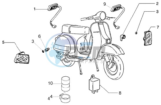 Turn signal lamps