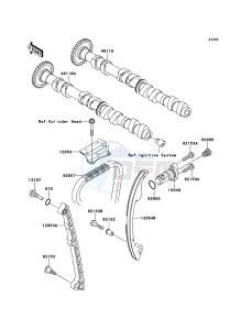 JET_SKI_STX-15F JT1500ADF EU drawing Camshaft(s)/Tensioner