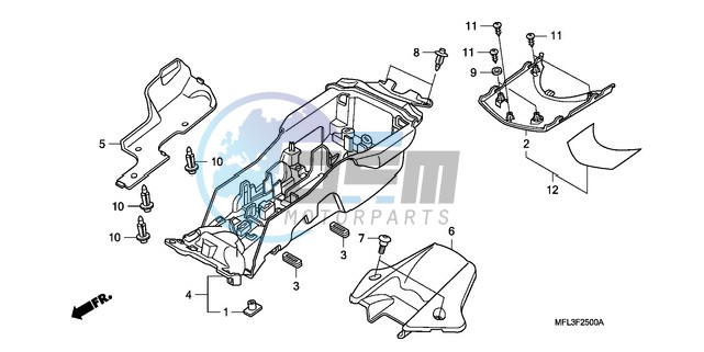 REAR FENDER (CBR1000RR)