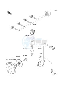 ZR 750 L [Z750 EU] (L7F-L8F) L7F drawing IGNITION SYSTEM