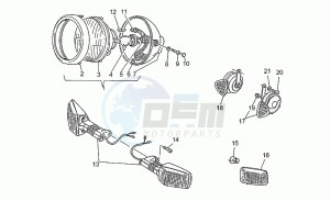 65 GT 650 drawing Headlight