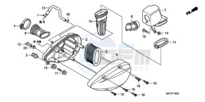 VT750C2F9 Australia - (U / KMH MME) drawing AIR CLEANER