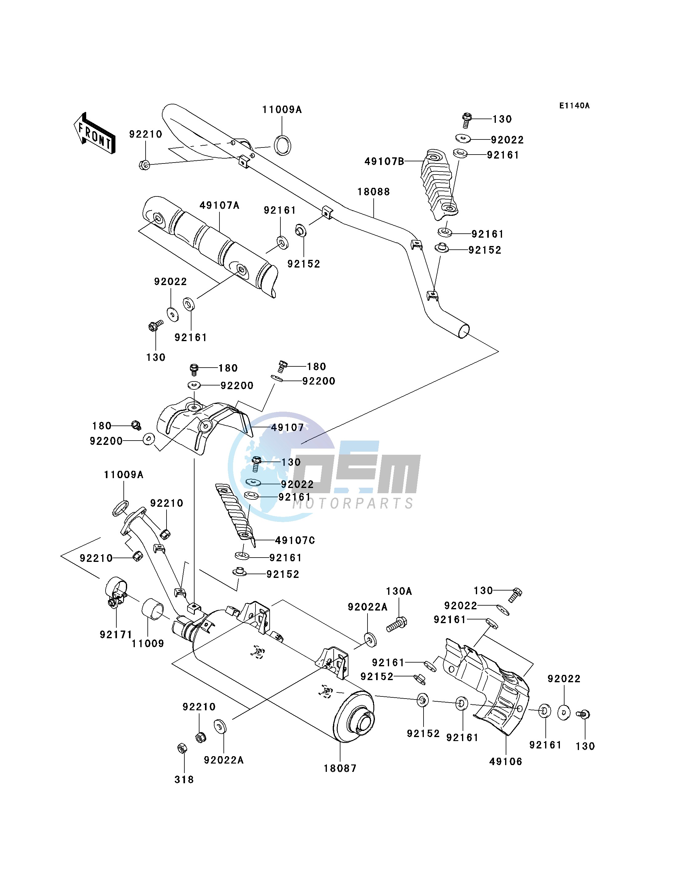 MUFFLER-- S- --- JKAVFDB1 6B503807 - - -