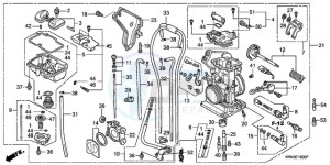 CRF250R9 Australia - (U / BLA) drawing CARBURETOR