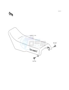 KX 500 E [KX500] (E9) [KX500] drawing SEAT